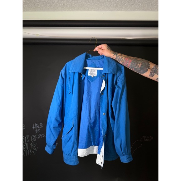 Current Scene Blue Track Jacket - Size L - Picture 1 of 4